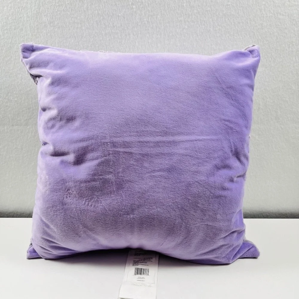 Brentwood Originals Pillow Lavender Shiny Croc Texture 20